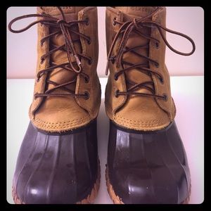 LaCrosse Leather Duck Boots - Size 8